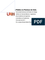 Ensayo Espacio Público por María Fernanda Larraza Olmedo.