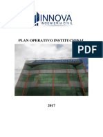 Plan Operativo Institucional Innova