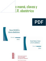 Score mamá, claves obstétricas y D.E.R. para prevenir muertes maternas