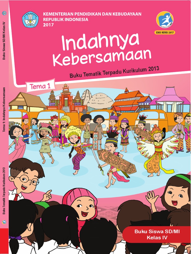 Buku Siswa Kelas 4. Tema 1. Indahnya Kebersamaan PDF PDF