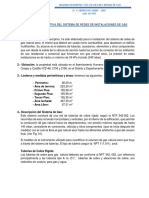 Memoria Descriptiva Del Sistema de Redes de Instalaciones de Gas