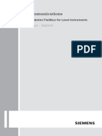 Communications Foundation Fieldbus for Level Instruments