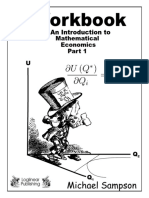 Workbook For Introduction To Mathematical Economics Part 1