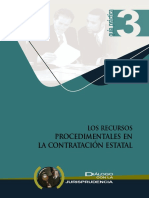 Los Recursos Procedimentales en La Contratación Estatal.
