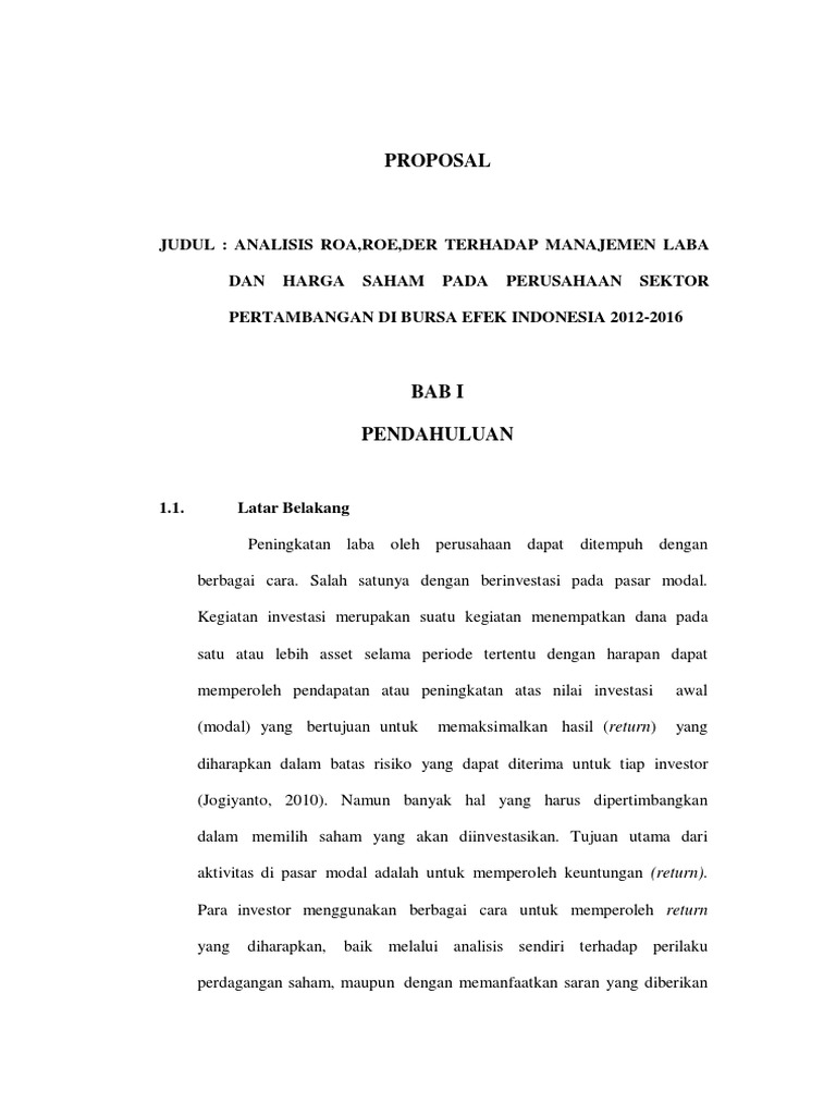 Contoh Proposal Bumdes Lengkap Pdf