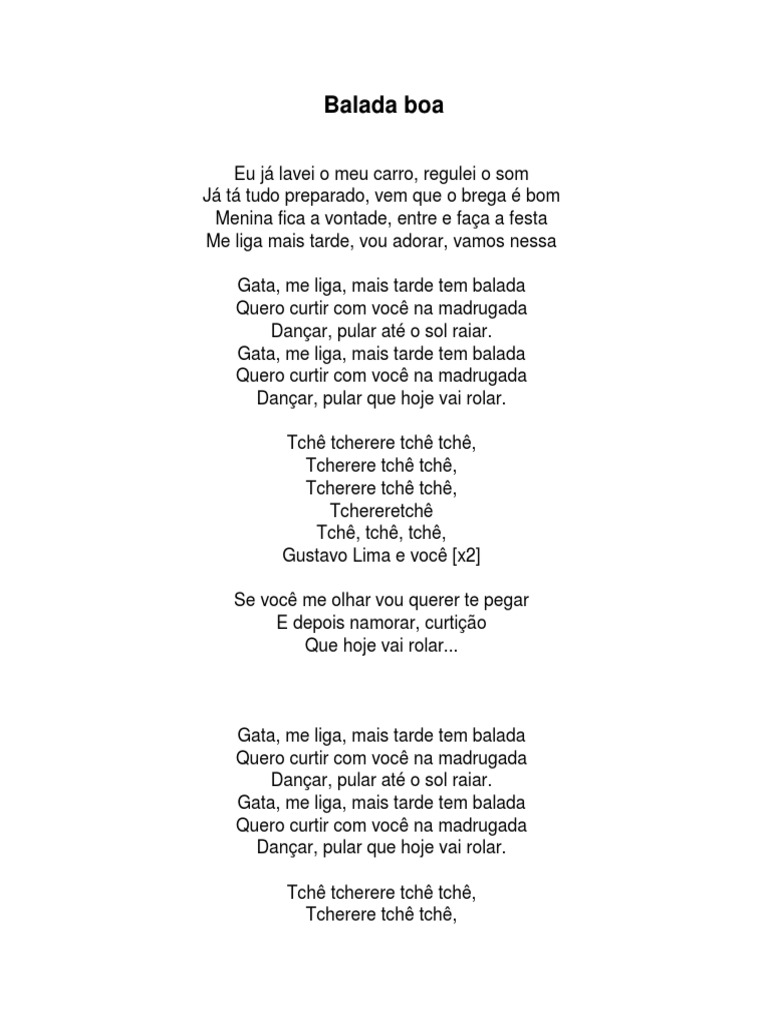 Balada Boa scribd