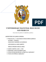 Informe Nro7 Quimica General San Marcos