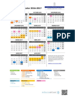 Calendario Escolar 2016 2017 Vertical PDF