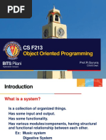 Object Oriented Programming: BITS Pilani