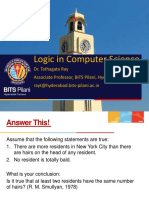 Logic in Computer Science: BITS Pilani
