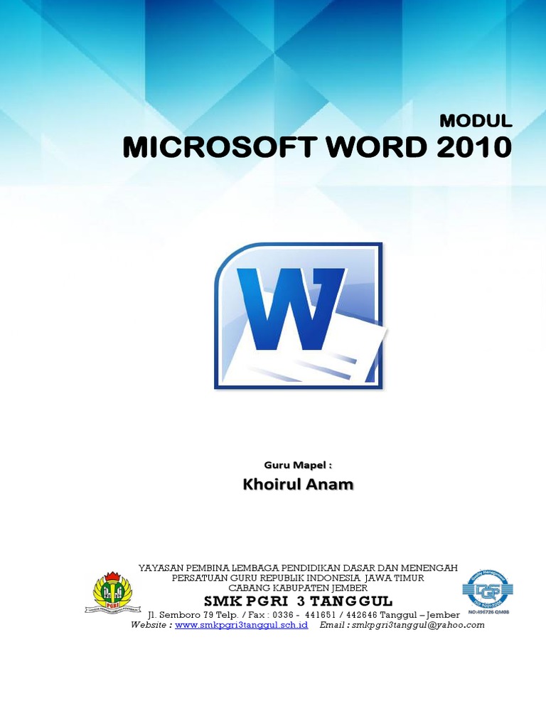 Modul ms word 2010