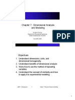 Chapter 7: Dimensional Analysis and Modeling: Ibrahim Sezai