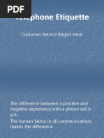 Telephone Etiquette: Customer Service Begins Here