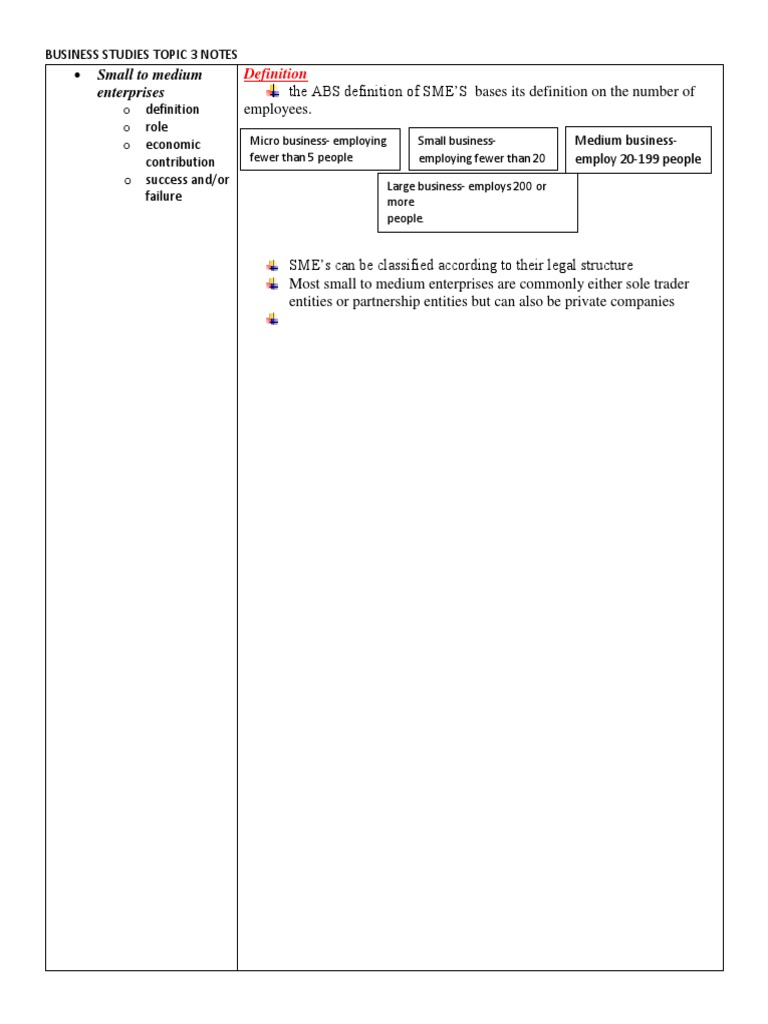 Topic 3 Notes | PDF