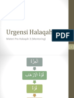 03 Urgensi Halaqah