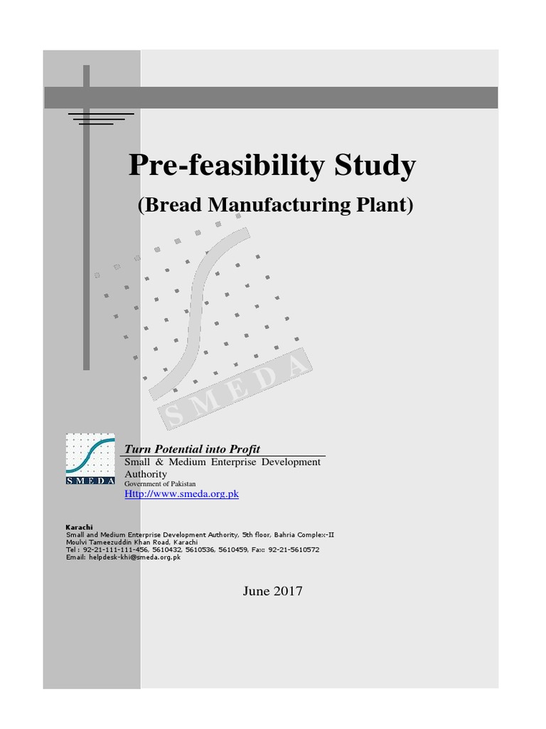 Bread Manufacturing Plant Pre-feasibility | PDF | Breads | Yeast