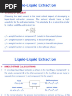 Liquid-Liquid Extraction: Choice of Solvent