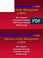 Advances in The Management of BPH