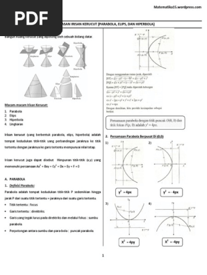 Materi Irisan Kerucut Pdf Nasi