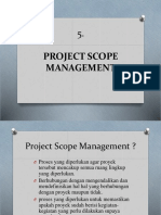 5 Project Scope Management