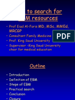 Searching (EBM) For Medical Students