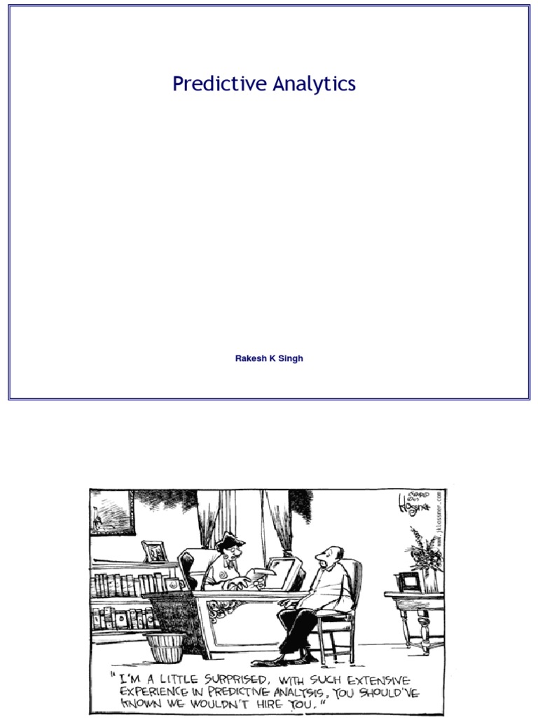 Understanding Predictive Analytics Techniques | PDF | Predictive ...