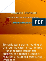 Balanced Scorecard Airline & FMCG - Implementation