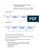 Metodologia de Diseño de Controladores Digitales A Partir de Controladores Continuos