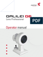 GALILEI G6 Operator Manual