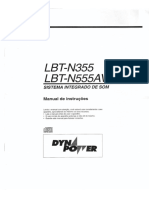 Manual Do Proprietário Sony LBT N555av e LBT n355