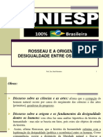 Rousseau e As Desigualdades