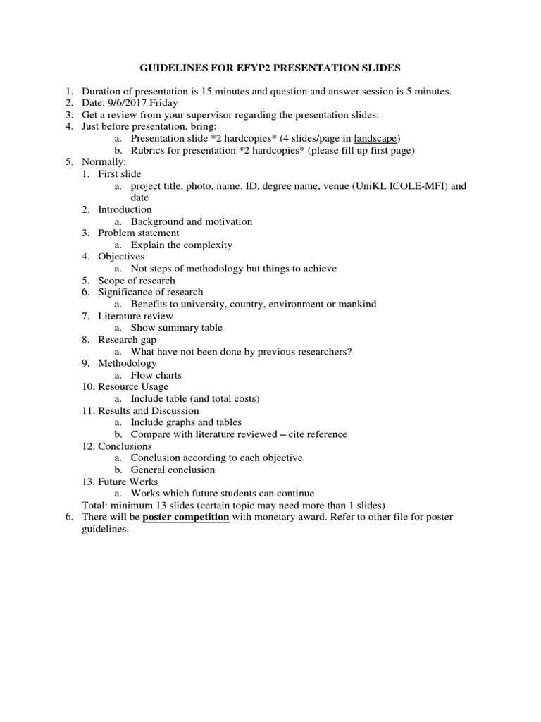 Guidelines Presentation Pdf Art