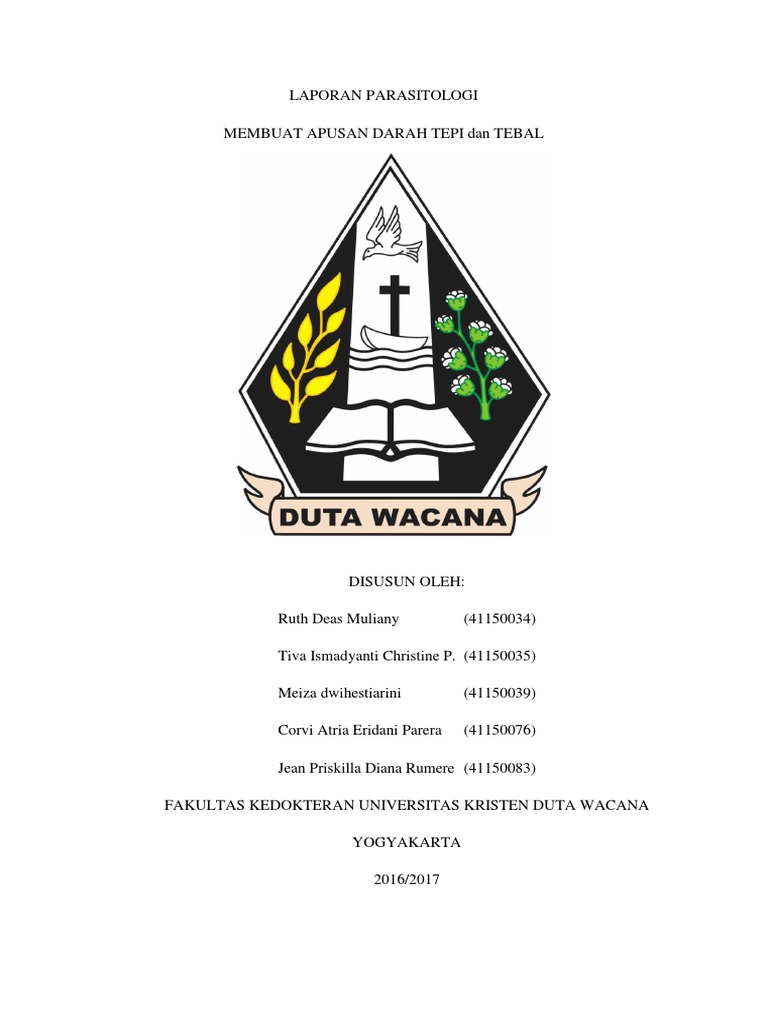 Laporan Parasitologi Apusan Darah Tepi