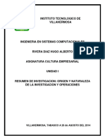 13301053invoptarea1resumen-140826175359-phpapp02•	ORIGENES DE LA INVESTIGACIÓN DE OPERACIONES