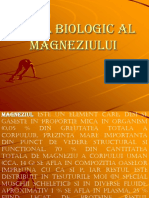 Rolul Biologic Al Magneziului