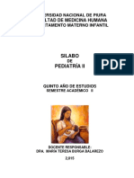 Silabo Pediatria II 2015