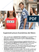 Superestructura Economica de Marx