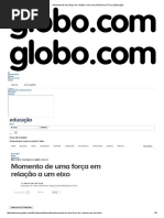 Momento de Uma Força Em Relação a Um Eixo _ Mecânica _ Física _ Educação