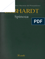 Gebhardt. Spinoza