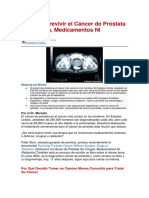 Cómo Sobrevivir El Cáncer de Próstata Sin Cirugía PDF