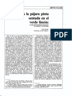 ESTABA LA PÁJARA PINTA - Novela Testimonial PDF