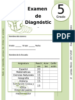 5to Grado - Examen de Diagnóstico (2017-2018)