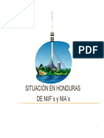 Situación en Honduras de Niif S Y Nia S