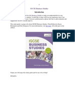 Business Studies Notes For IGCSE