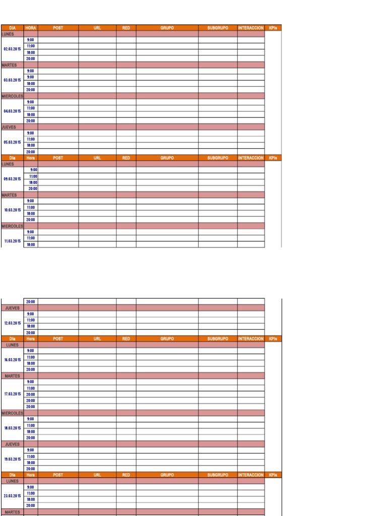 Plan Till A Calendar Ios M | PDF
