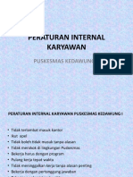 Peraturan Internal Karyawan