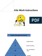 How To Write Work Instructions