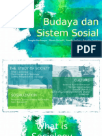 Budaya Dan Sistem Sosial
