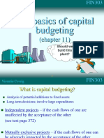 The Basics of Capital Budgeting: (Chapter 11)