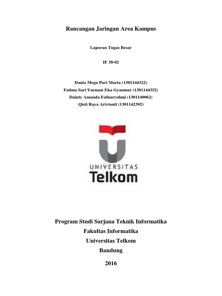 Laporan Tugas Akhir Jaringan Komputer Telkom